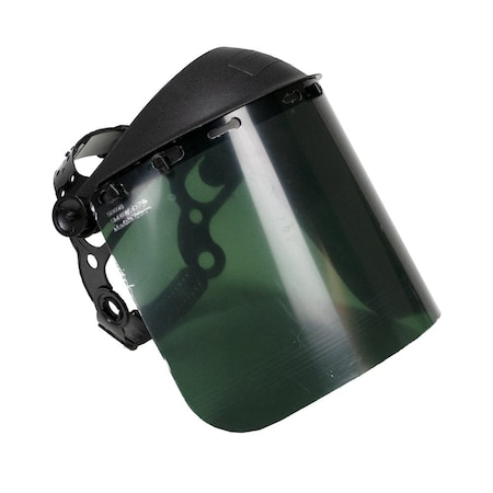 Forney Face Shield with Pin-Type Headgear, Green 58604